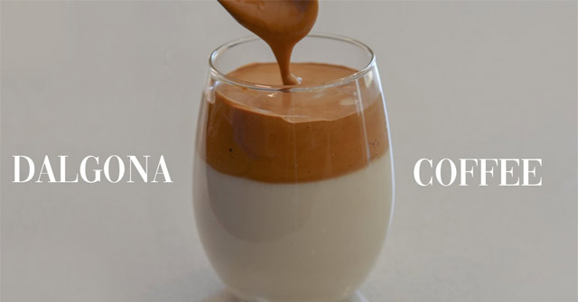 HỌC LÀM CÀ PHÊ DALGONA BỌT BIỂN CÙNG K COFFEE